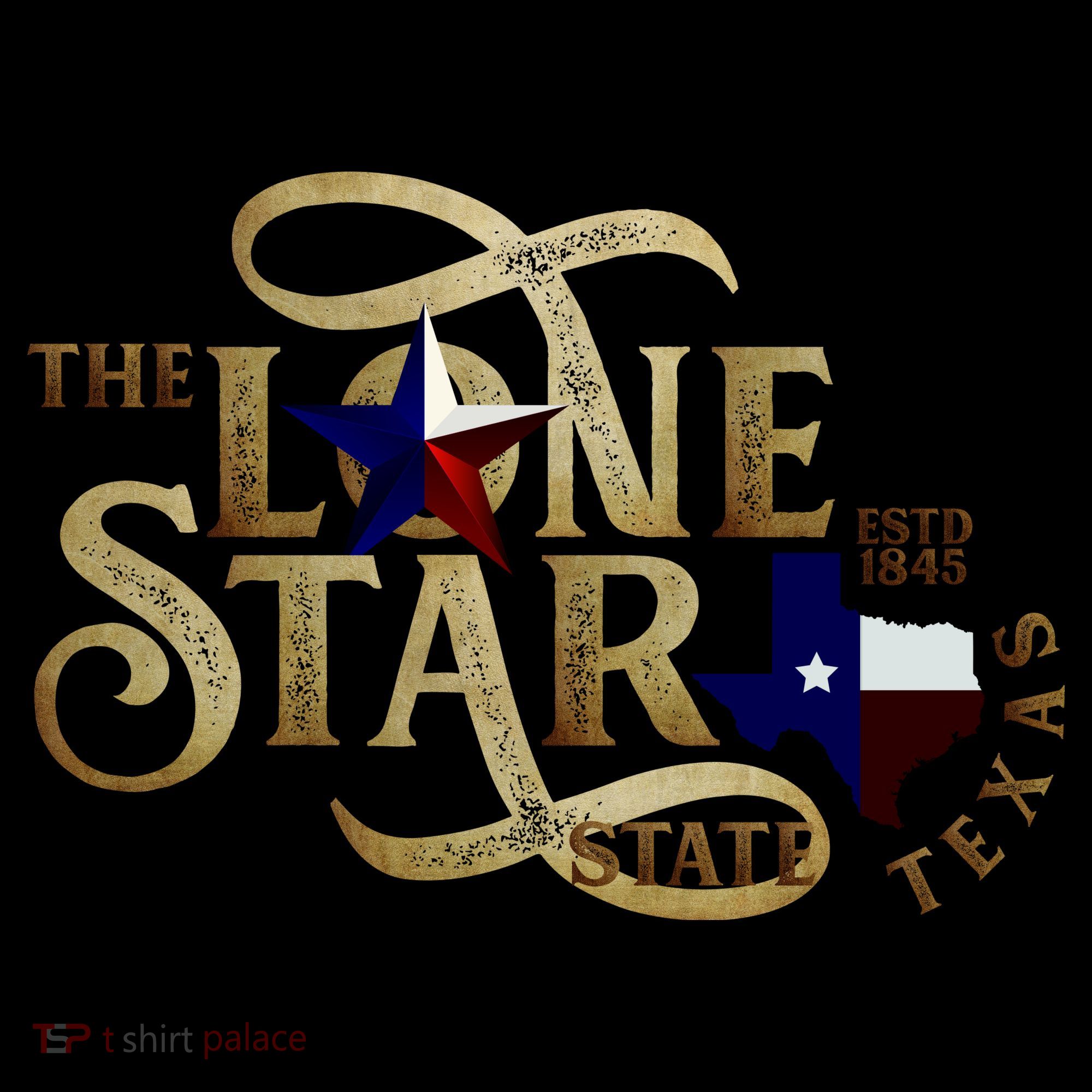 The Lone Star State Texas Logo Baby Bodysuit