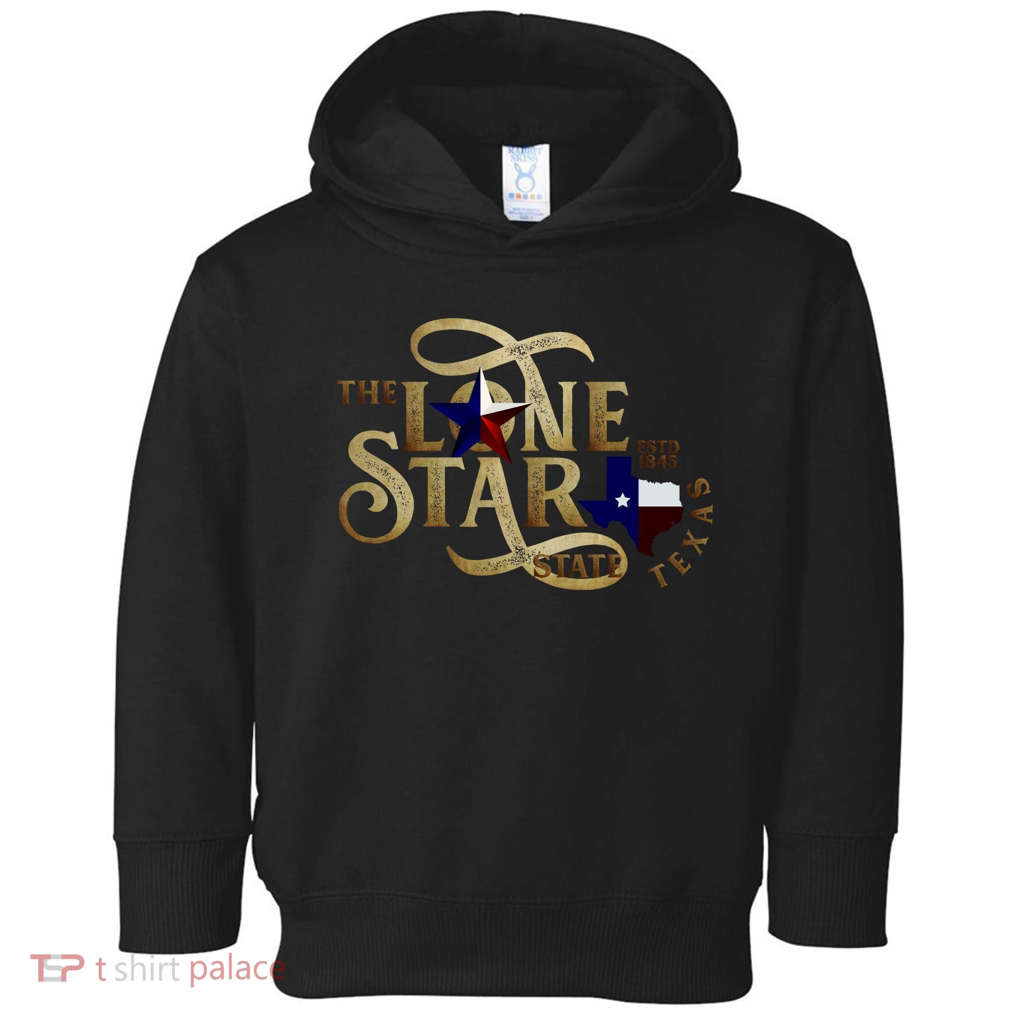 The Lone Star State Texas Logo Toddler Hoodie