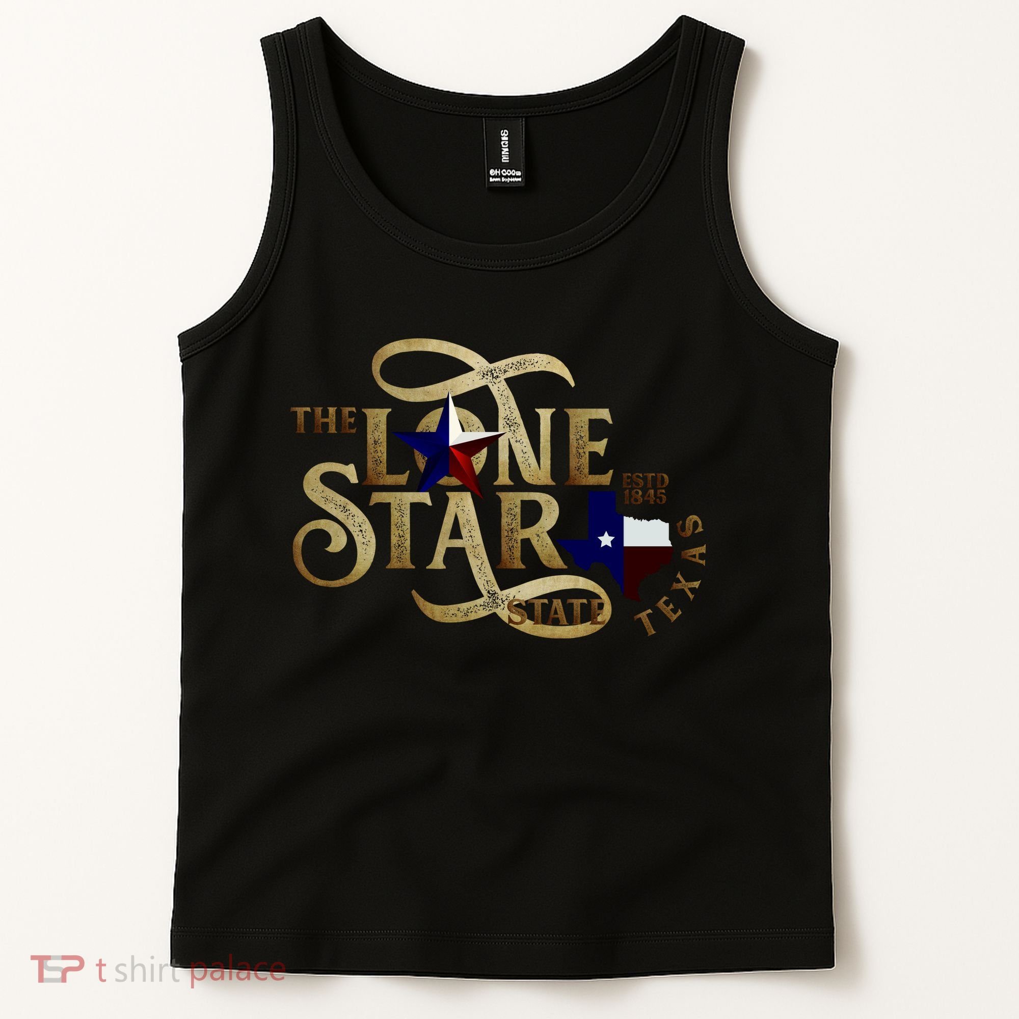 The Lone Star State Texas Logo Tank Top