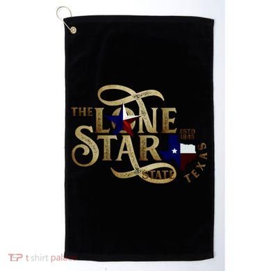 The Lone Star State Texas Logo Golf Towel
