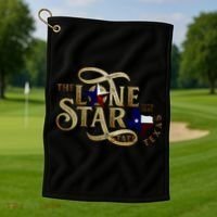 The Lone Star State Texas Logo Golf Towel thumb 1