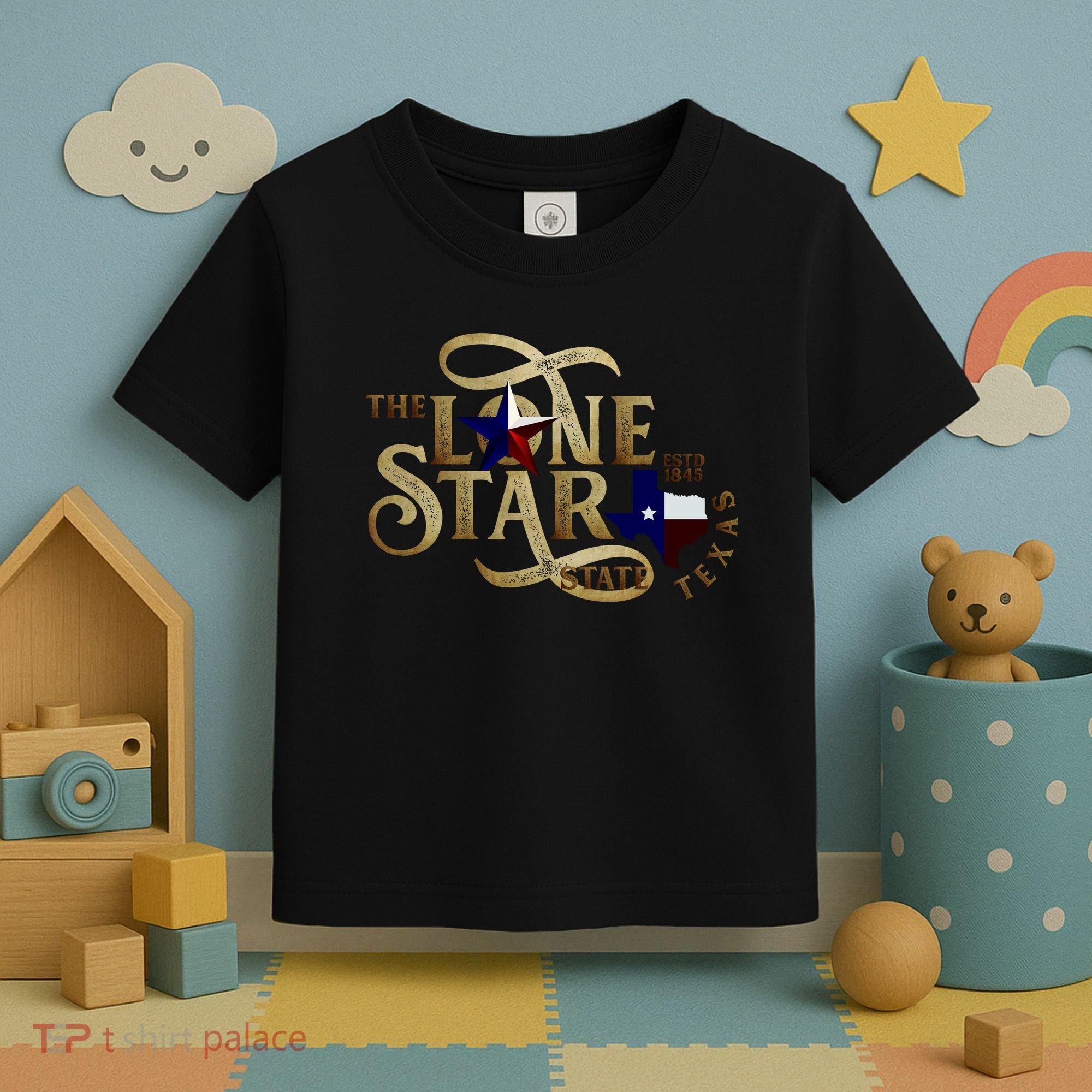 The Lone Star State Texas Logo Toddler T-Shirt