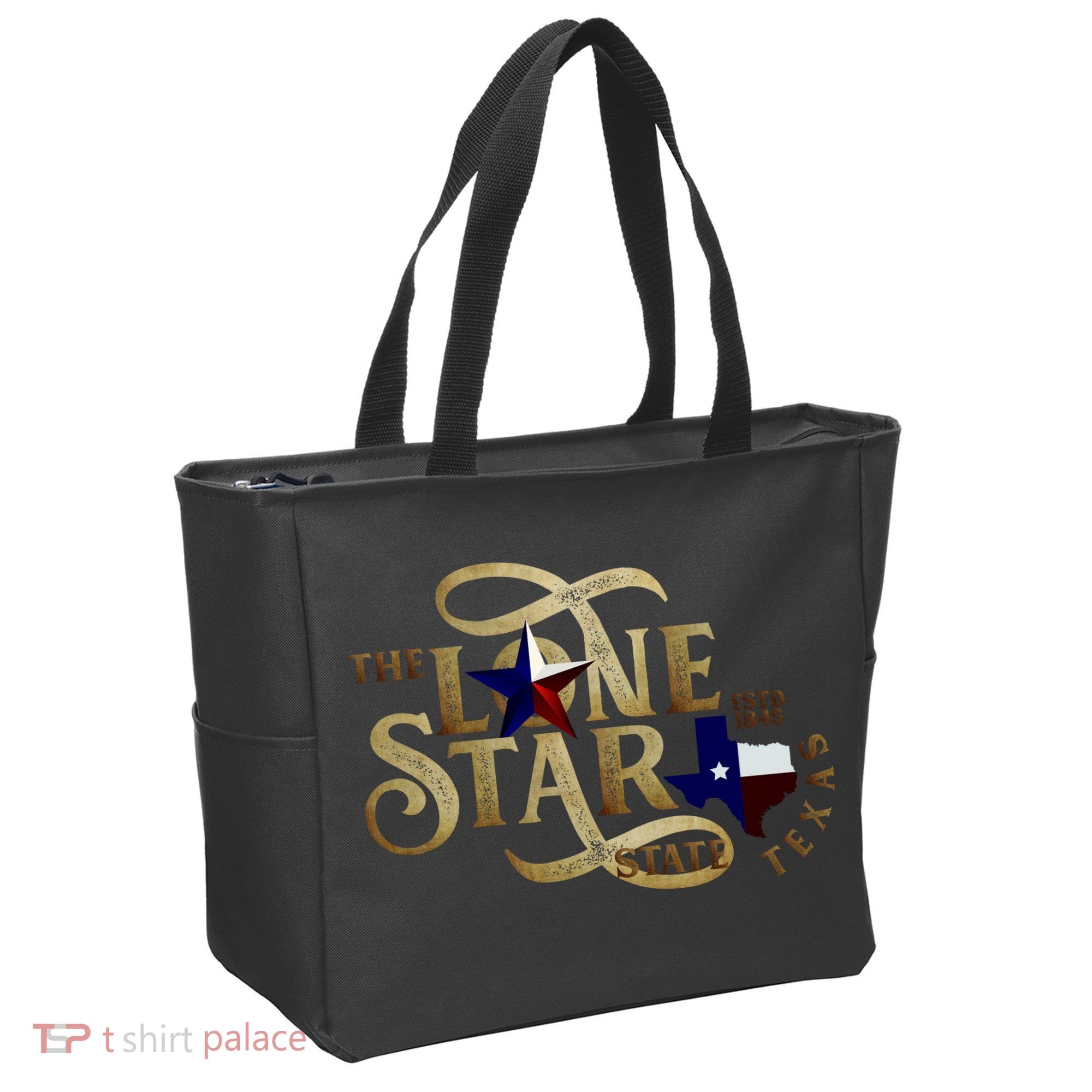 The Lone Star State Texas Logo Tote Bag