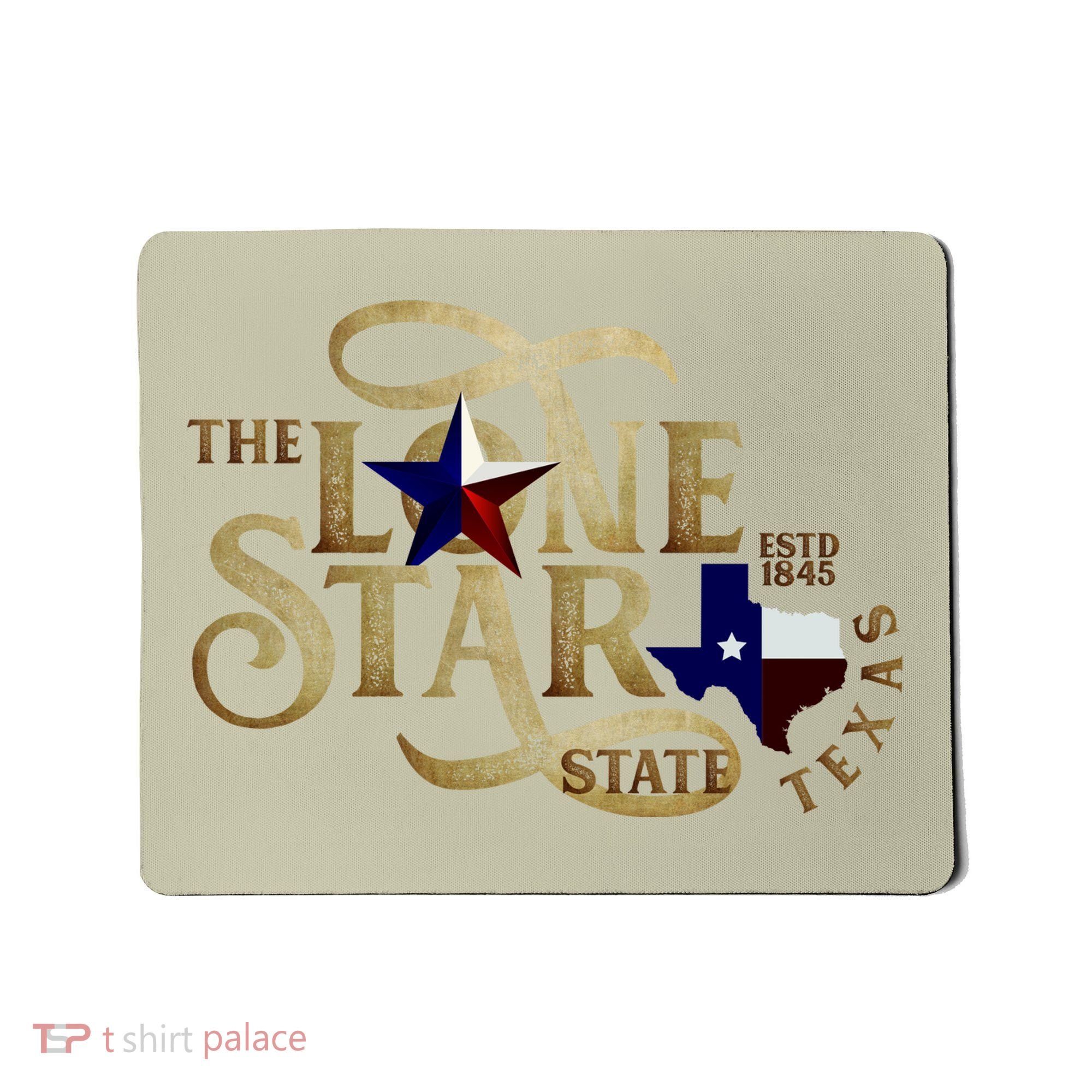 The Lone Star State Texas Logo Mousepad