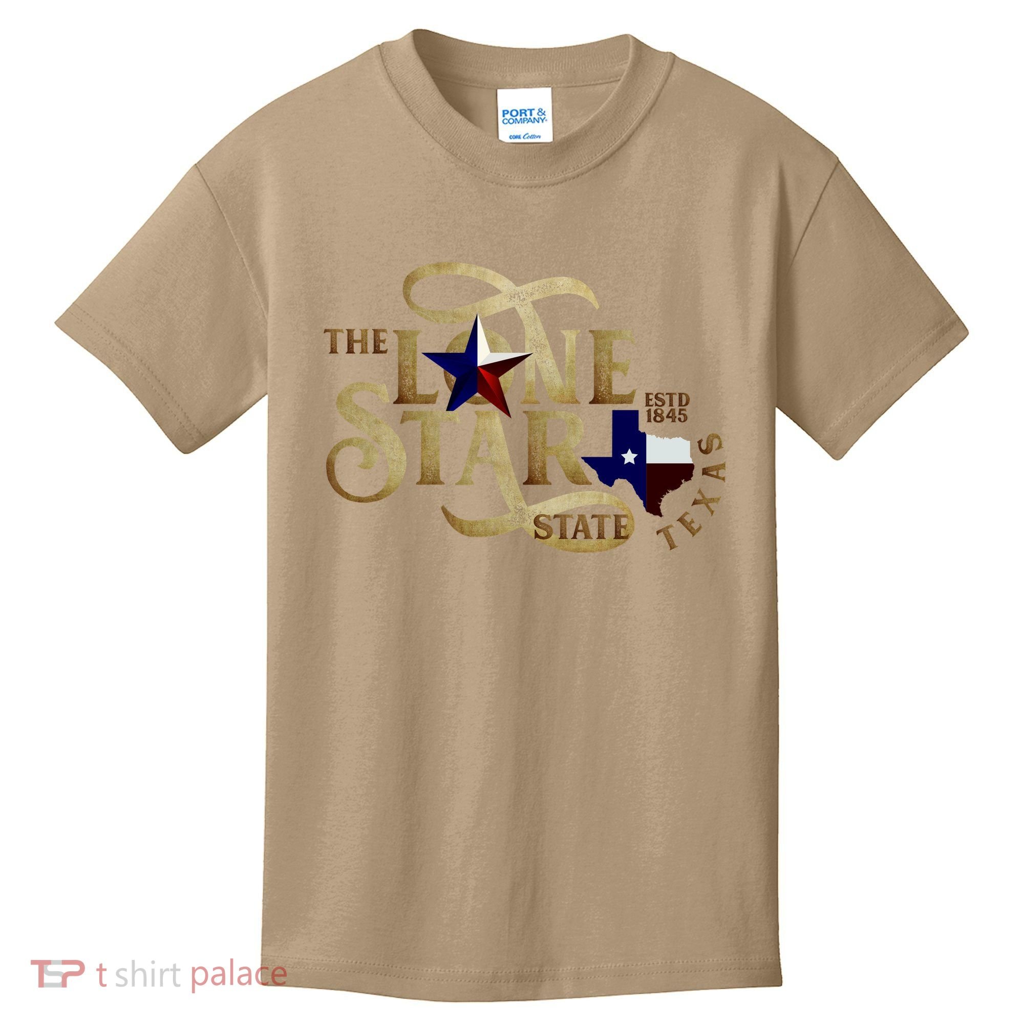 The Lone Star State Texas Logo Kids T-Shirt