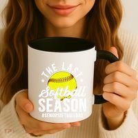 The Last Softball Season Softball Senior Dad 2026 Gift Coffee Mug thumb 3