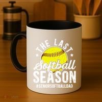 The Last Softball Season Softball Senior Dad 2026 Gift Coffee Mug thumb 4