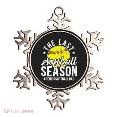 The Last Softball Season Softball Senior Dad 2026 Gift Ornament