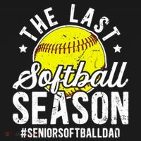 The Last Softball Season Softball Senior Dad 2026 Gift Ornament thumb 1