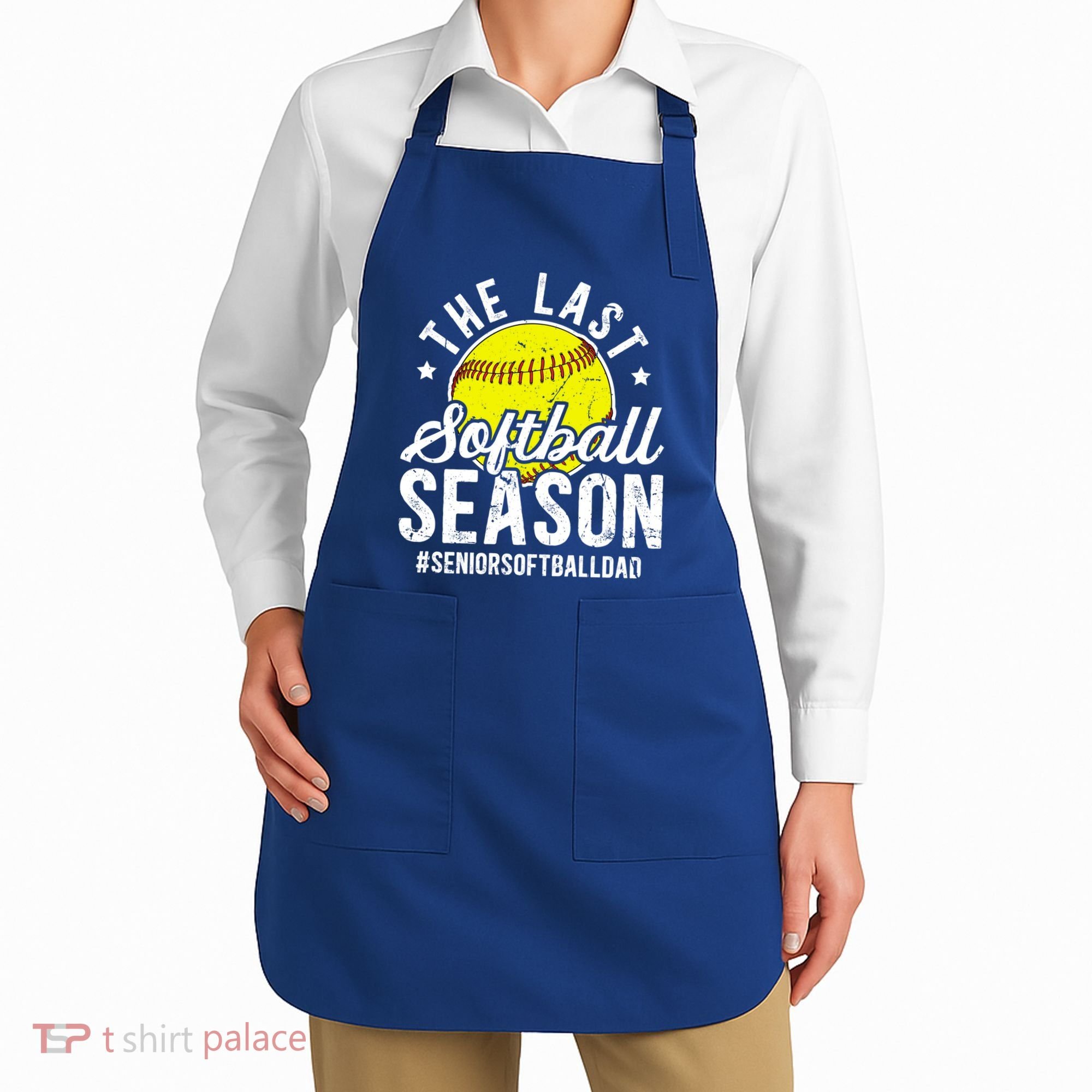 The Last Softball Season Softball Senior Dad 2026 Gift Apron