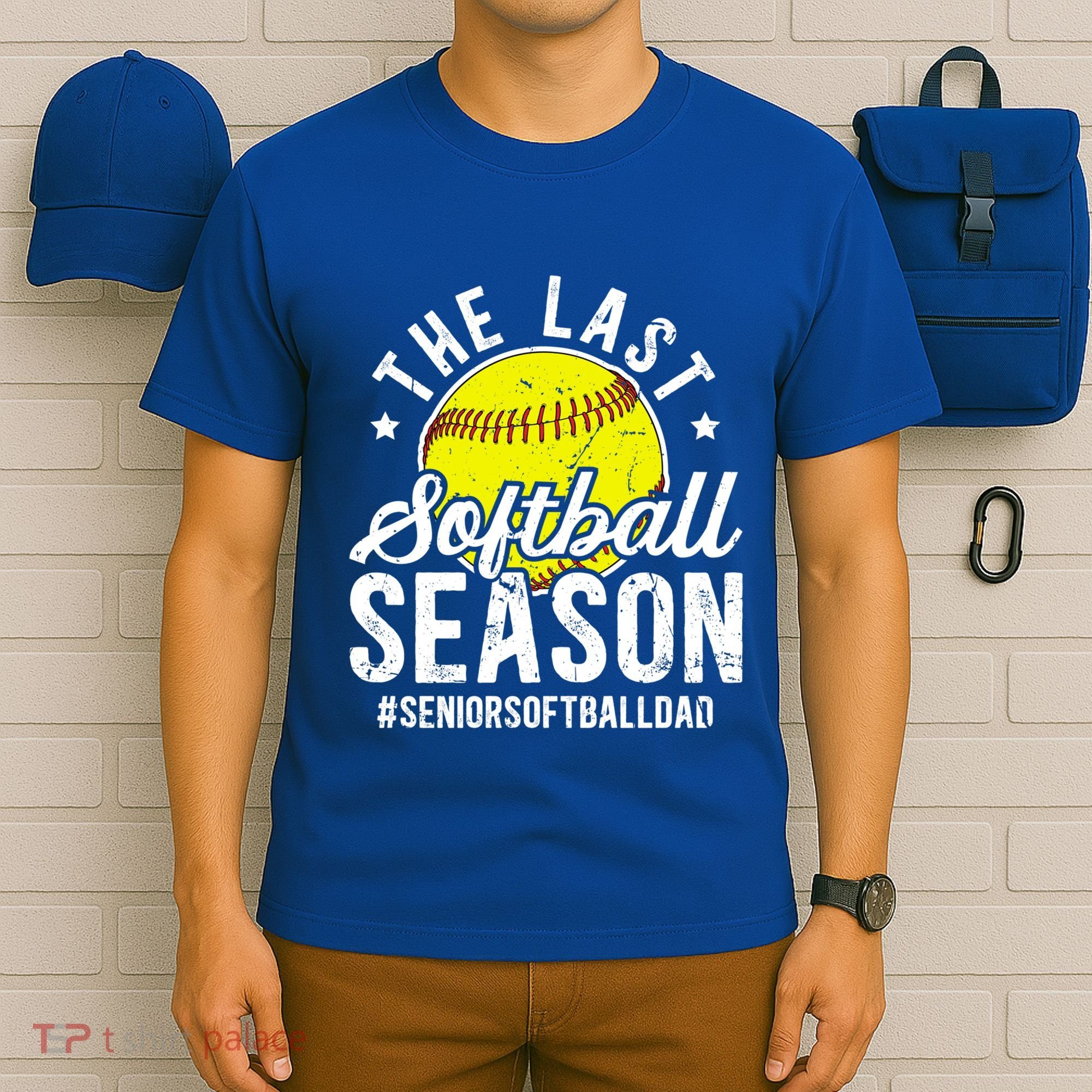 The Last Softball Season Softball Senior Dad 2026 Gift T-Shirt