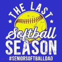 The Last Softball Season Softball Senior Dad 2026 Gift Women's Tank Top thumb 5