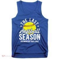 The Last Softball Season Softball Senior Dad 2026 Gift Tank Top thumb 0