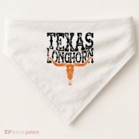 Texas Lone Star State Since 1845 Cowboy And Rodeo Texas USA-Made Doggie Bandana thumb 0