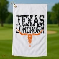 Texas Lone Star State Since 1845 Cowboy And Rodeo Texas Golf Towel thumb 1