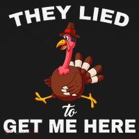 They Lied To Get Me Here Funny Thanksgiving Turkey Trot Women's Hoodie thumb 2