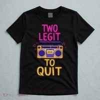 Two Legit To Quit 2nd Birthday Party Hip Hop Theme Toddlers T-Shirt thumb 5