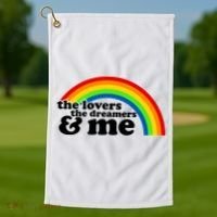 The Lovers The Dreamers And Me Golf Towel thumb 1
