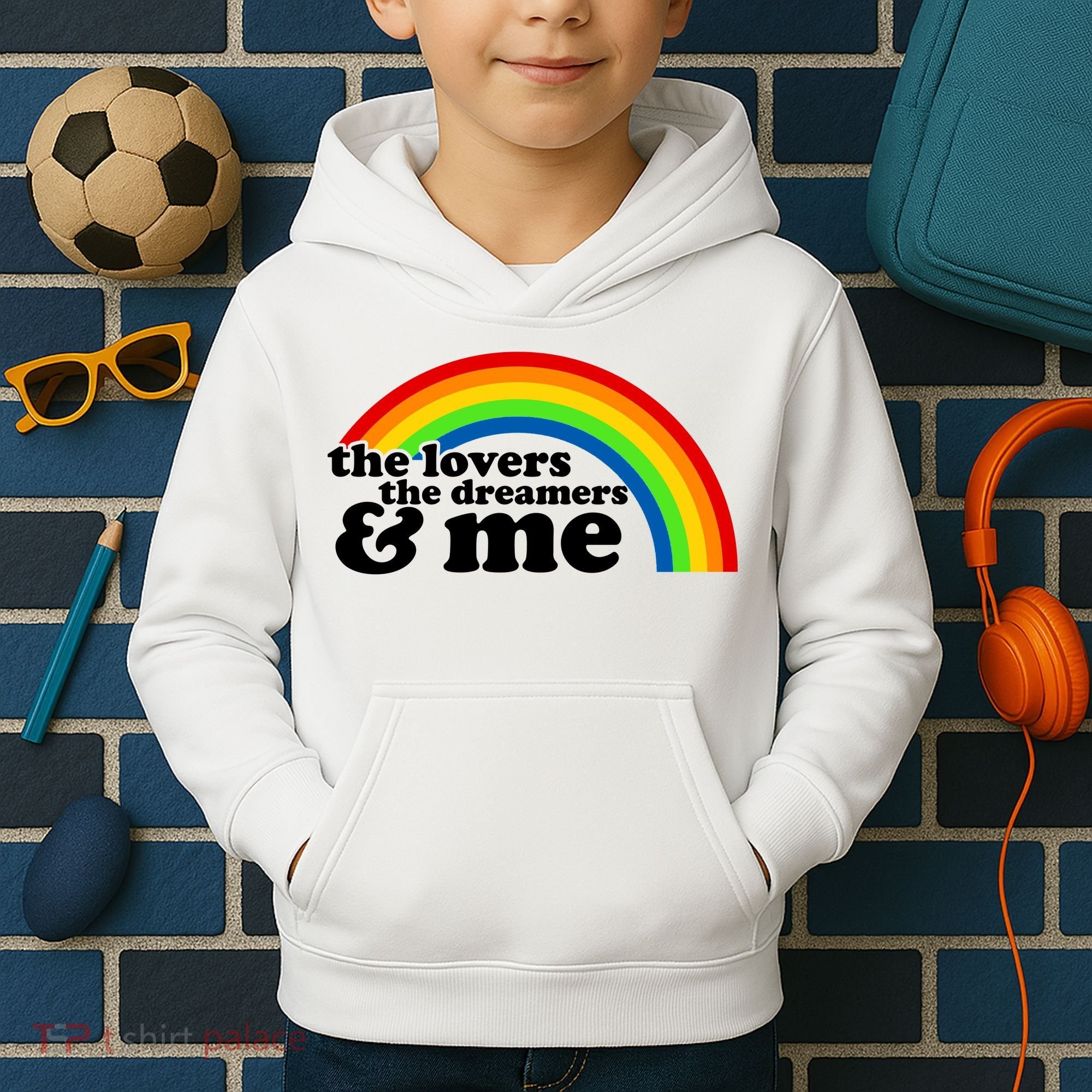 The Lovers The Dreamers And Me Kids Hoodie