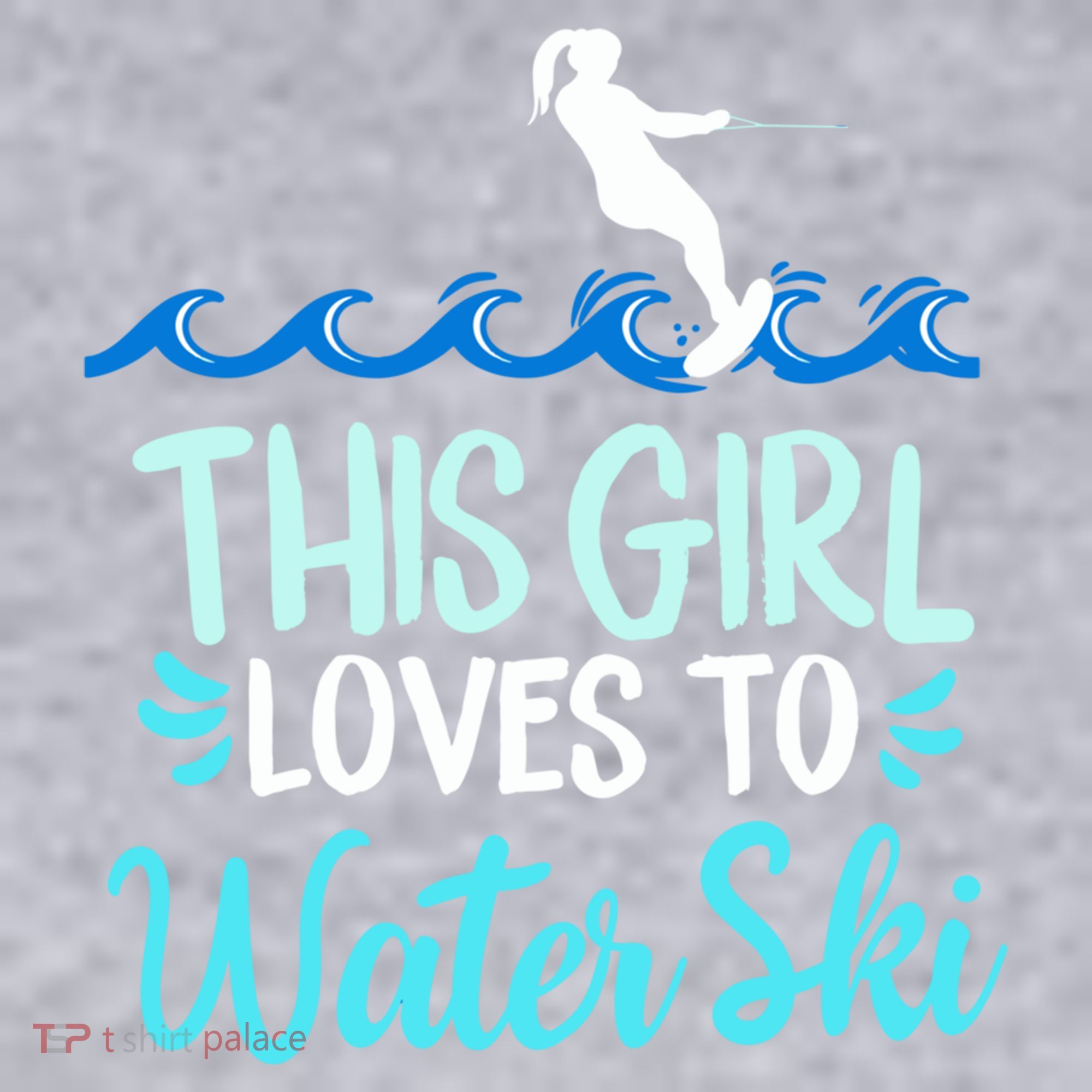 This Loves To Water Ski Meaningful Gift Women's Sweatshirt