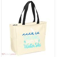 This Loves To Water Ski Meaningful Gift Tote Bag thumb 2