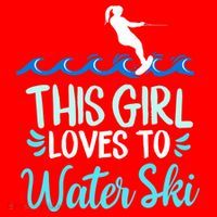This Loves To Water Ski Meaningful Gift Santa Hat thumb 1