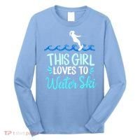 This Loves To Water Ski Meaningful Gift Long Sleeve Shirt thumb 0