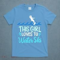 This Loves To Water Ski Meaningful Gift T-Shirt thumb 4
