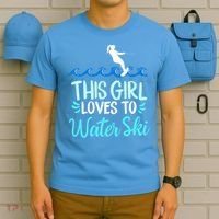 This Loves To Water Ski Meaningful Gift T-Shirt thumb 5