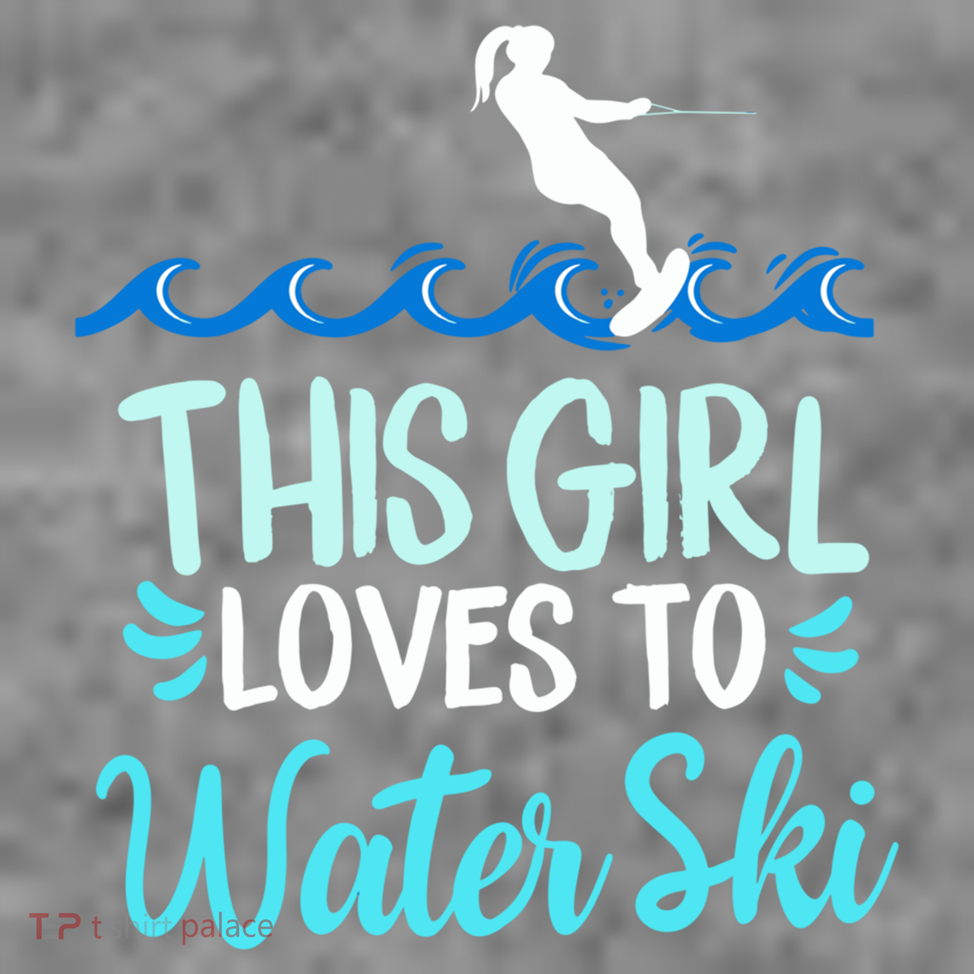 This Loves To Water Ski Meaningful Gift Toddler Hoodie