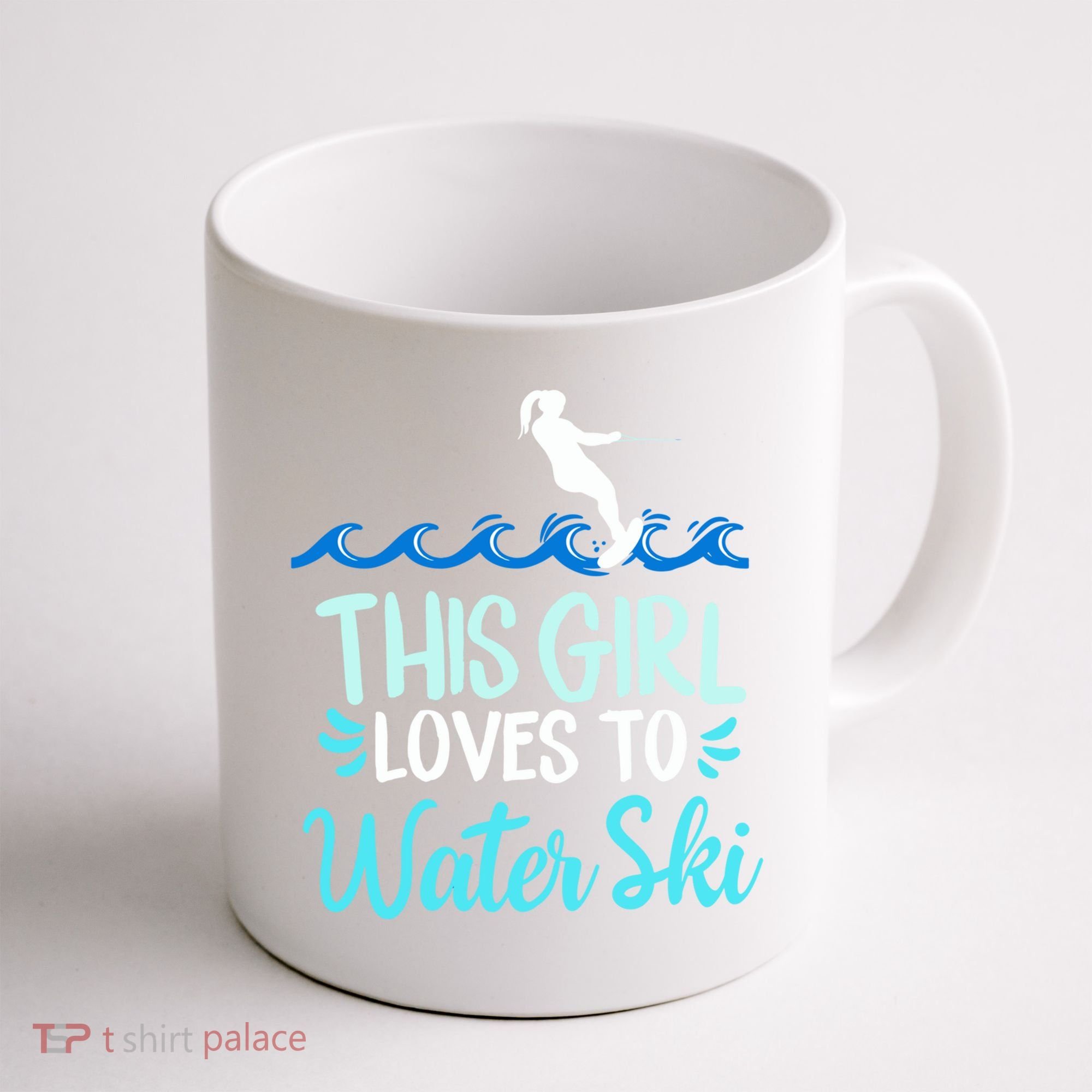 This Loves To Water Ski Meaningful Gift Coffee Mug