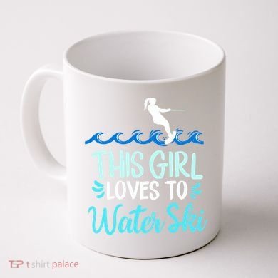 This Loves To Water Ski Meaningful Gift Coffee Mug