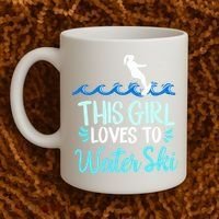 This Loves To Water Ski Meaningful Gift Coffee Mug thumb 2