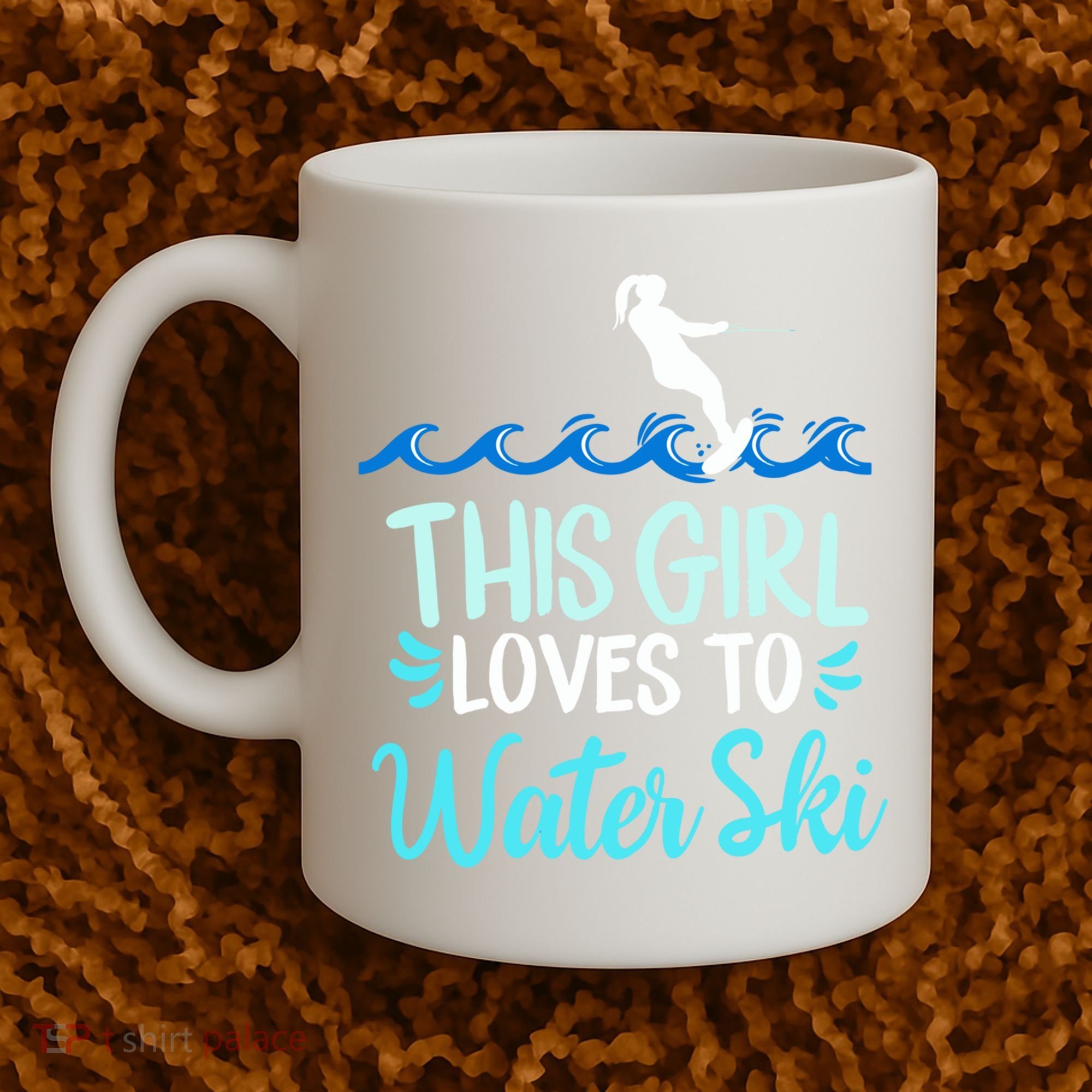 This Loves To Water Ski Meaningful Gift Coffee Mug