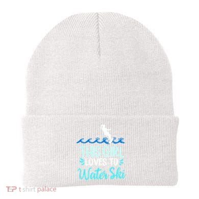 This Loves To Water Ski Meaningful Gift Beanie