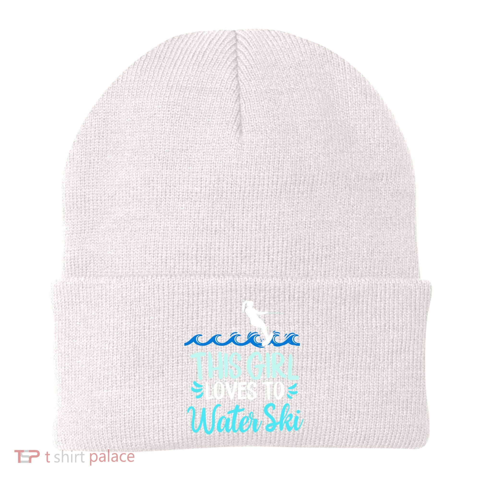 This Loves To Water Ski Meaningful Gift Beanie