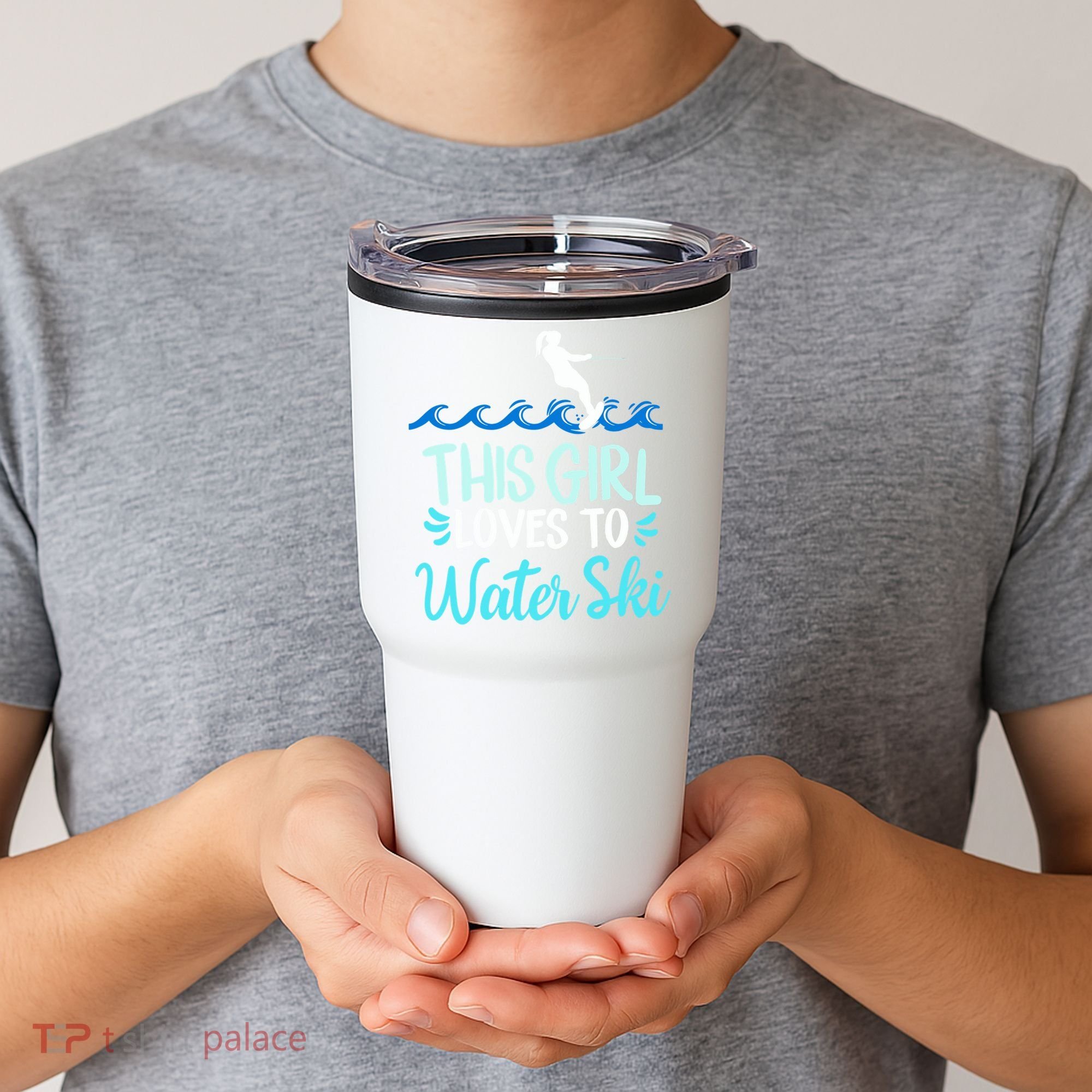 This Loves To Water Ski Meaningful Gift Tumbler