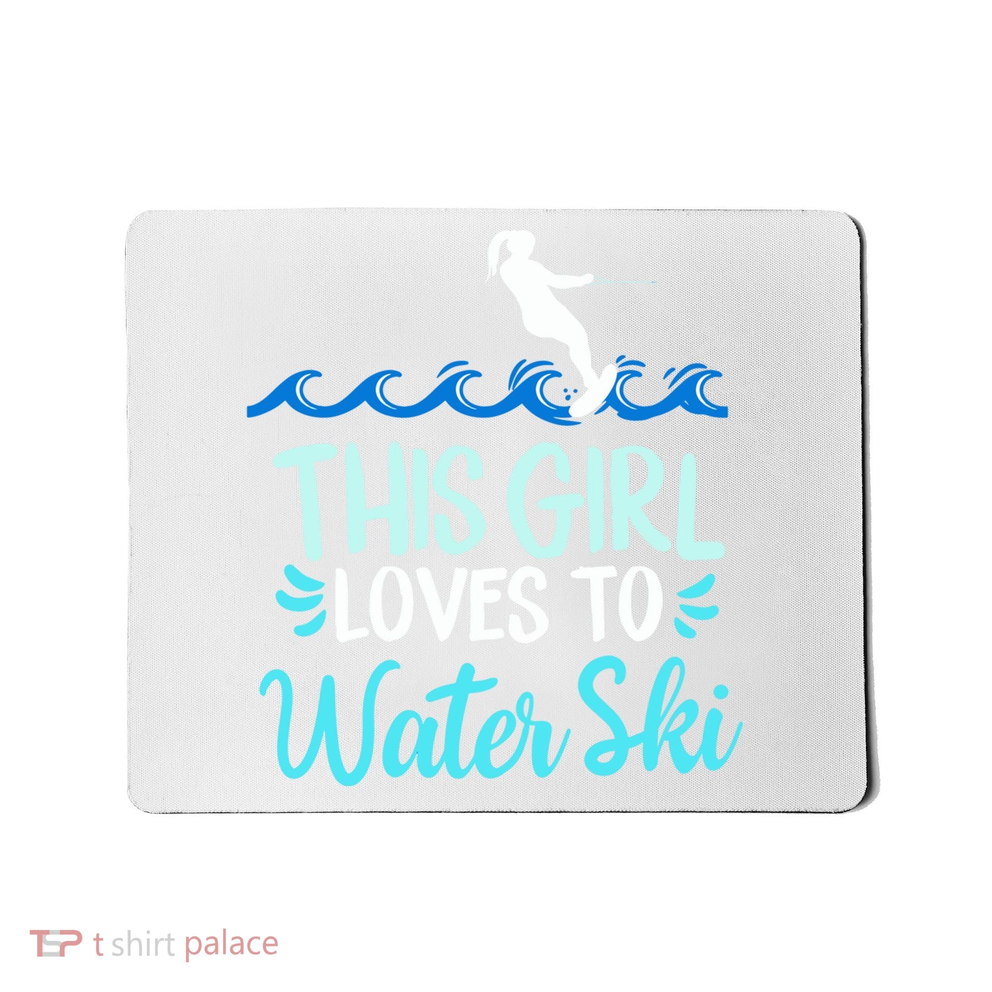 This Loves To Water Ski Meaningful Gift Mousepad