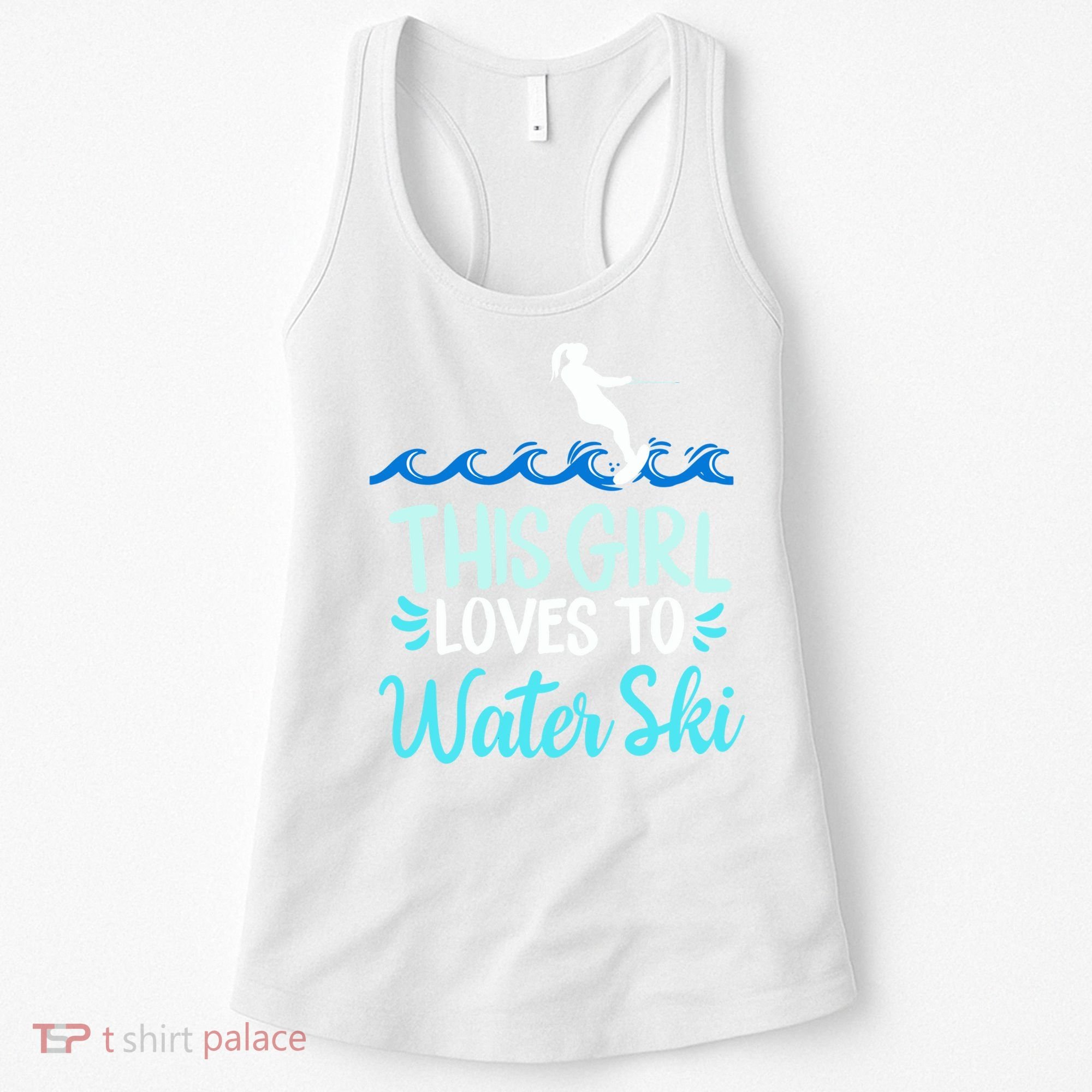 This Loves To Water Ski Meaningful Gift Women's Tank Top