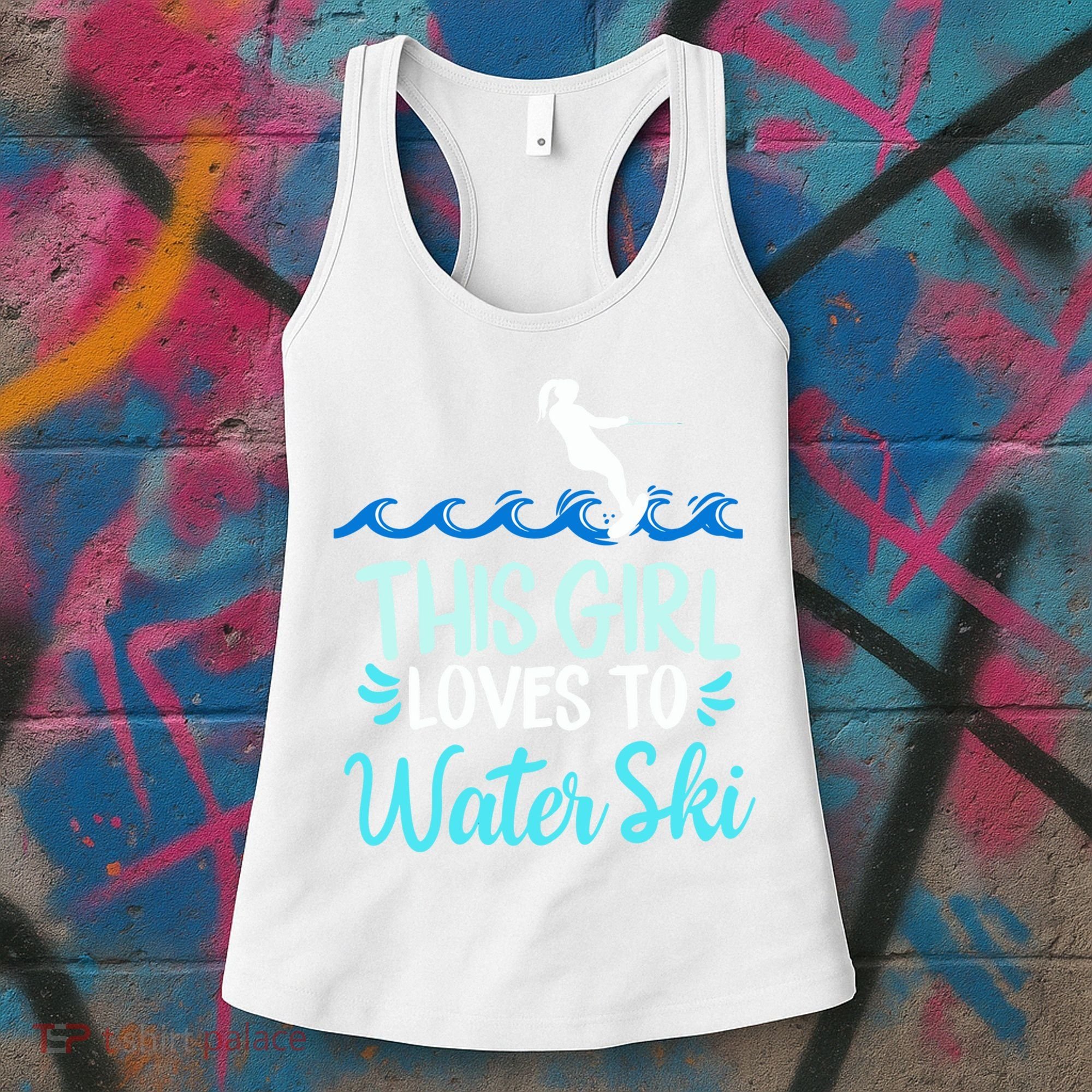 This Loves To Water Ski Meaningful Gift Women's Tank Top
