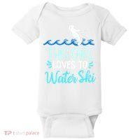 This Loves To Water Ski Meaningful Gift Baby Bodysuit thumb 0