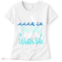 This Loves To Water Ski Meaningful Gift Women's T-Shirt thumb 0