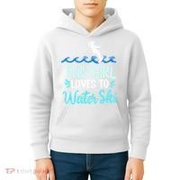 This Loves To Water Ski Meaningful Gift Kids Hoodie thumb 4