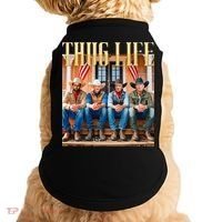Thug Life Trump Vance Kennedy Elon Doggie Tank thumb 0