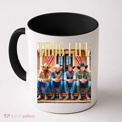 Thug Life Trump Vance Kennedy Elon Coffee Mug