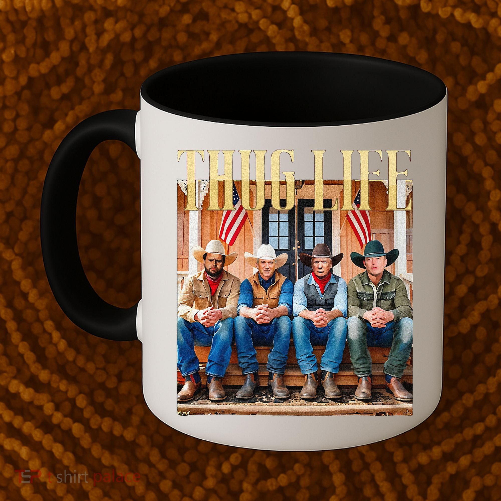 Thug Life Trump Vance Kennedy Elon Coffee Mug