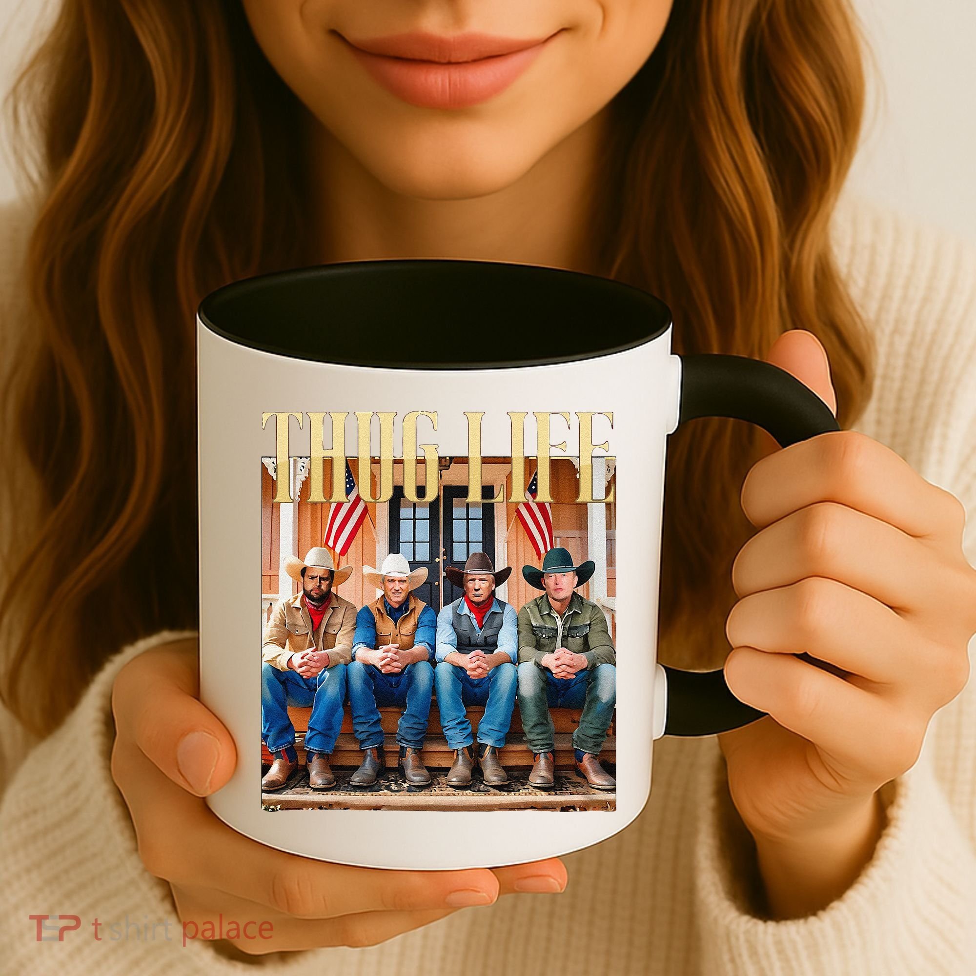 Thug Life Trump Vance Kennedy Elon Coffee Mug