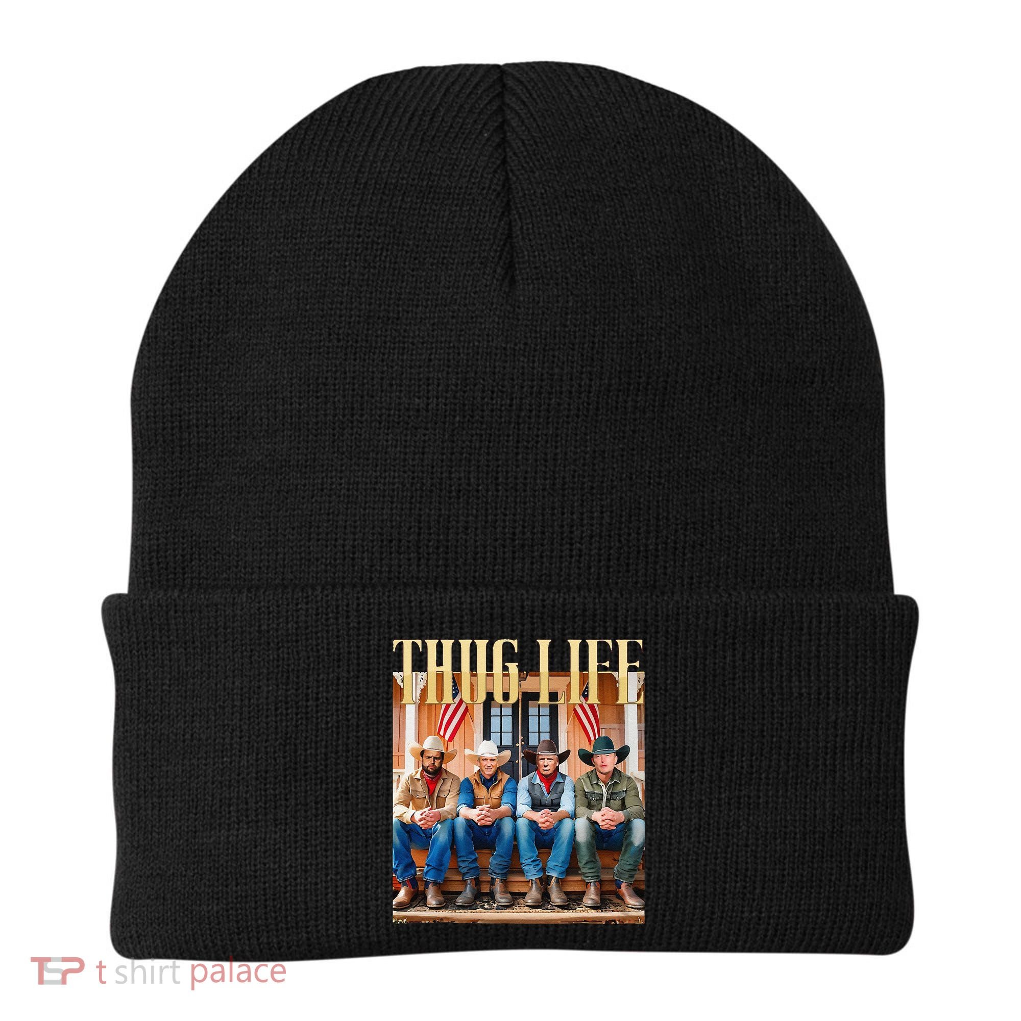 Thug Life Trump Vance Kennedy Elon Beanie