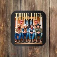 Thug Life Trump Vance Kennedy Elon Coaster thumb 0