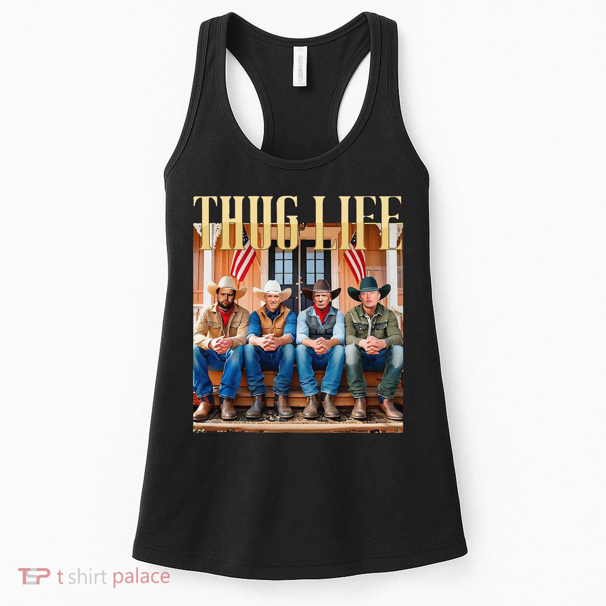Thug Life Trump Vance Kennedy Elon Women's Tank Top